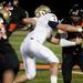 Chelsea senior linebacker Craig Centofanti sacks Tecumseh senior quarterback Ben Dreslinski Friday night. Daniel Brenner I AnnArbor.com